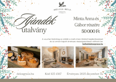 Délceg réce ajándékutalvány