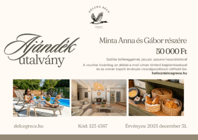 Délceg réce ajándékutalvány